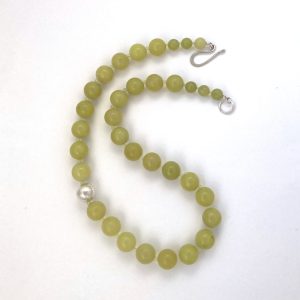Olive Jade Pod III Necklace
