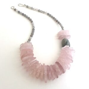 Rose Quartz Necklace IV
