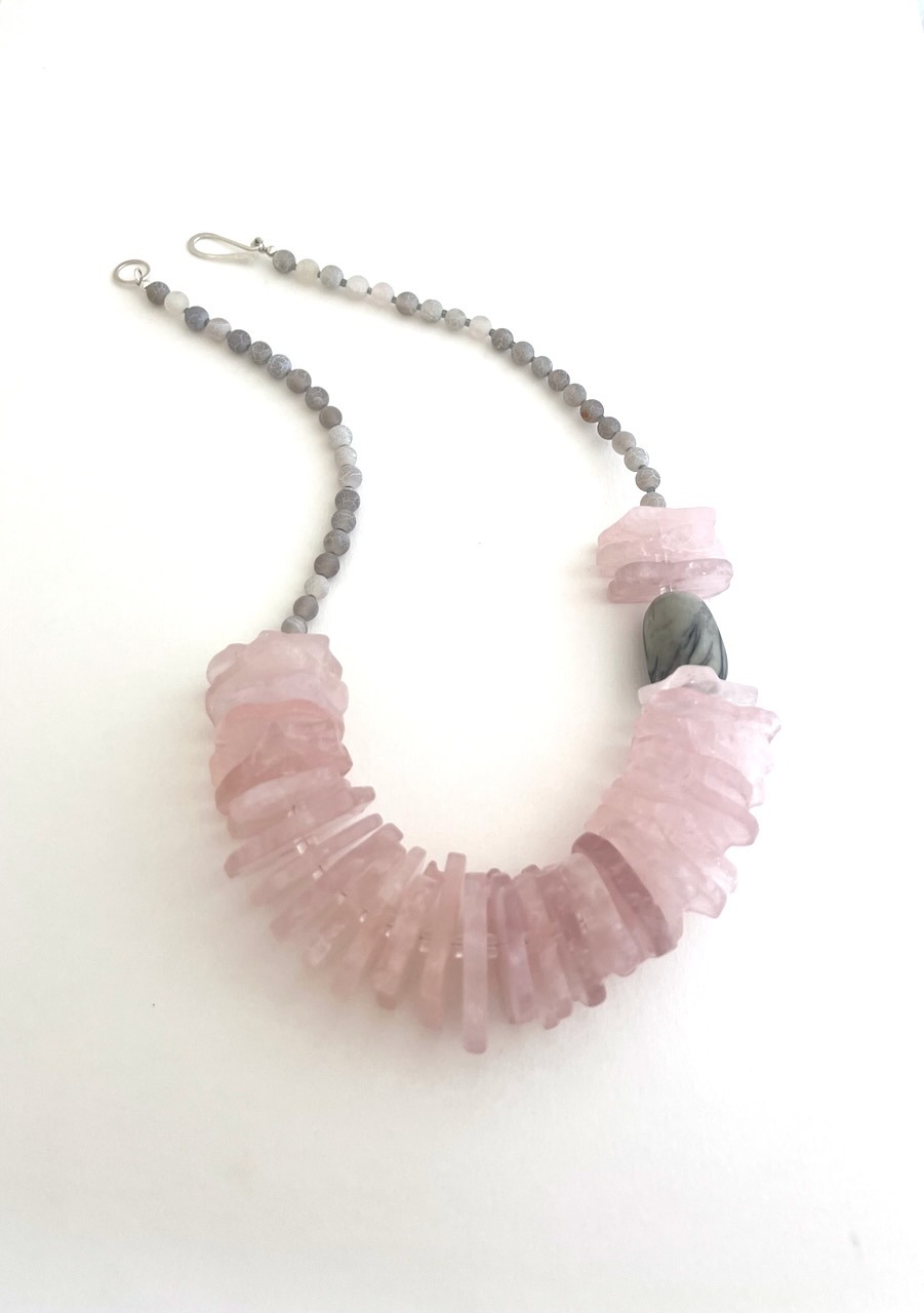 Rose Quartz Necklace IV