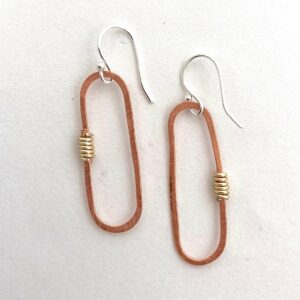 Copper  Drop I Earrings
